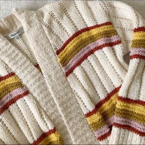 madewell open cardigan